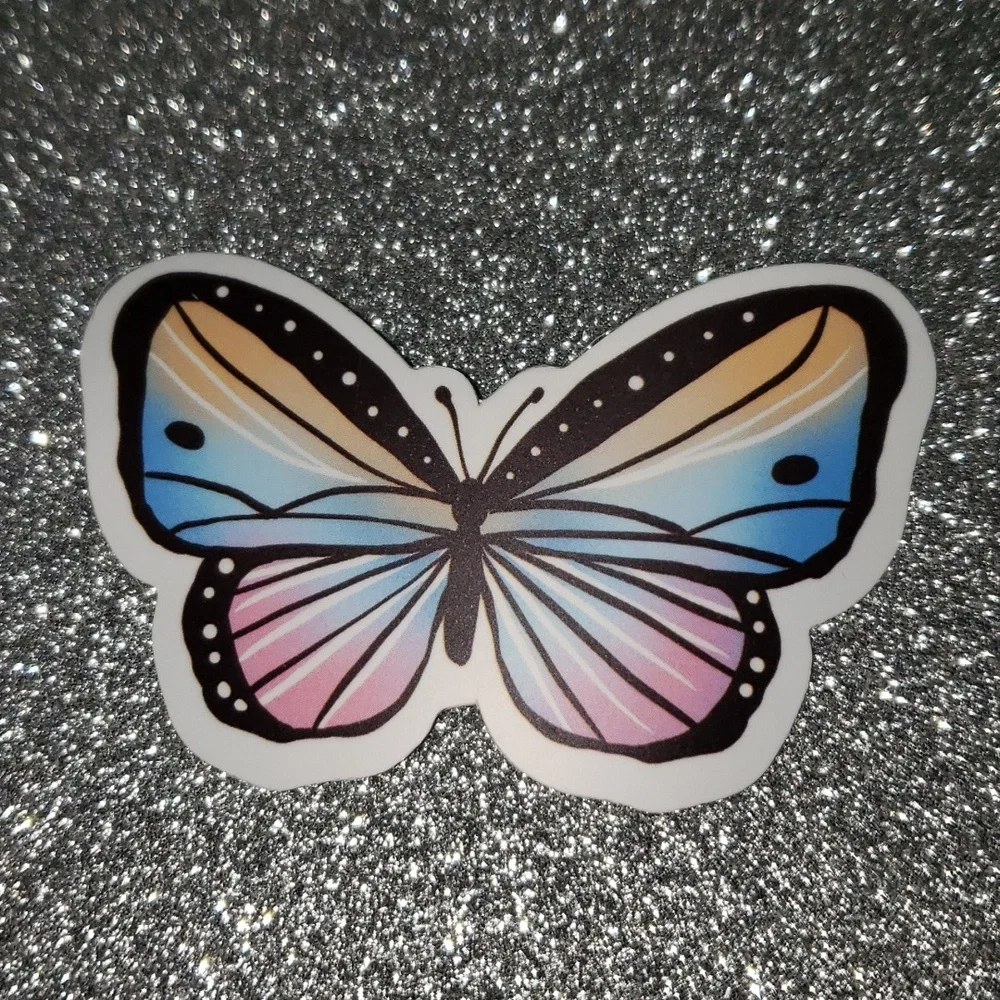NATURE WATERPOOF Sticker Butterfly - Picture 1 of 7